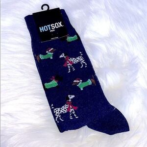 New Hot Sox “Holiday Dogs” socks size 10-13